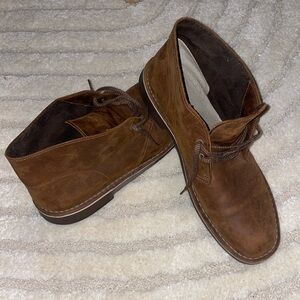 Brown Clark Ankle Boots